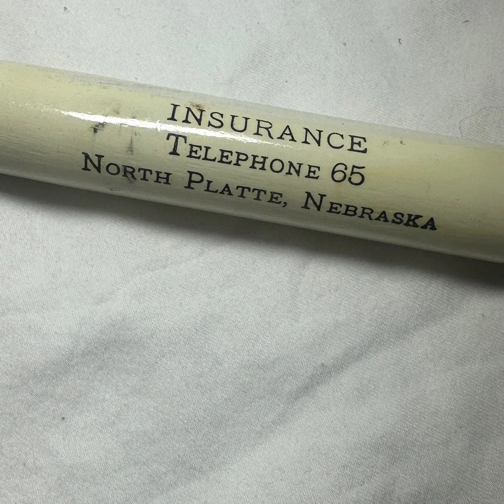Vaughan Spatula Set Silver Good Vintage Perforated Arrow Wood Handle Advertising